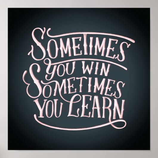 Soms wint u poster (Voorkant)