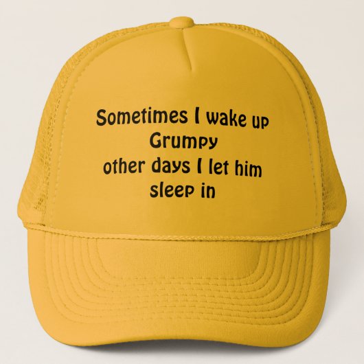 Soms word ik wakker van Grumpy Trucker Pet (Voorkant)