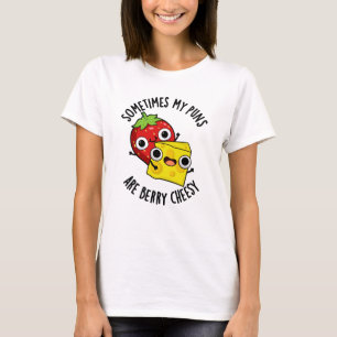 Soms zijn mijn woordgrappen erg flauw en grappig v t-shirt