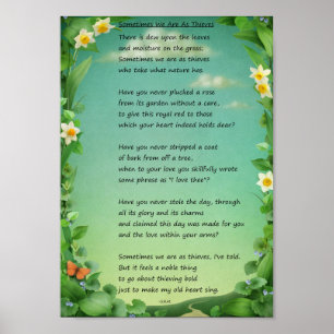 Soms zijn we als dieven poster