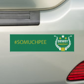 #somuchpee bumpersticker (Op auto)