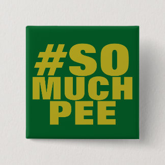#SOMUCHPEE vierkante knop Vierkante Button 5,1 Cm