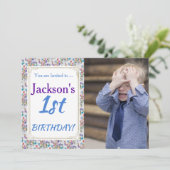 SON 1ER ANNIVERSAIRE INVITATION (Debout devant)