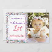 SON 1ER ANNIVERSAIRE INVITATION (Devant)