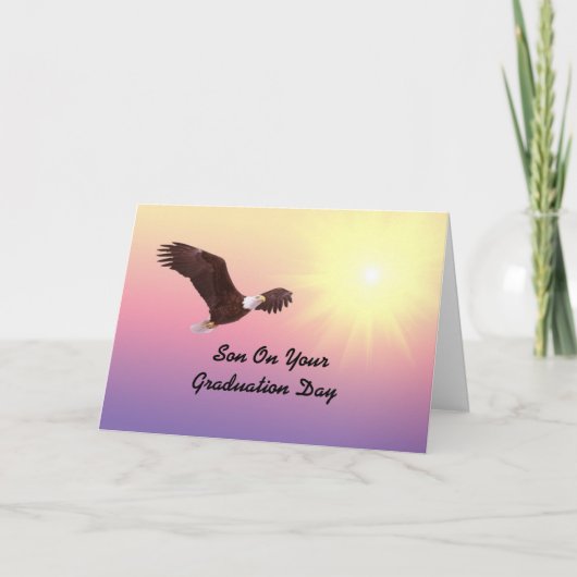 Son Afstuderen Eagle Kaart (Voorkant)