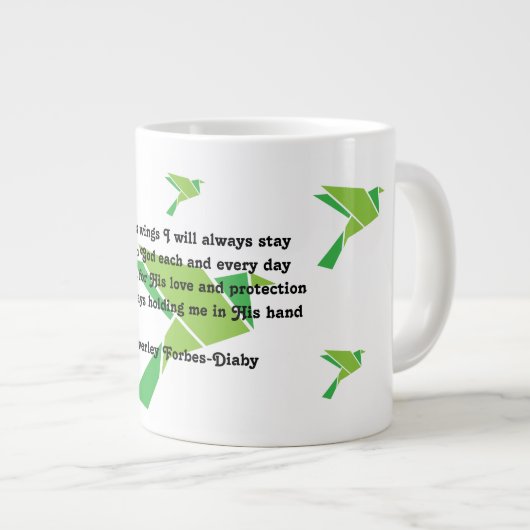 Son aile Jumbo Mug (Devant droit)