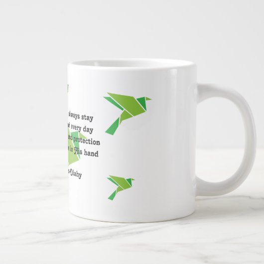 Son aile Jumbo Mug (Droite)
