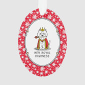 Son Altesse Royale la reine Westie Chien (dos)