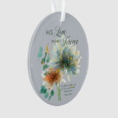 Son Amour Endure Pour Le Psaume 136 Écriture Gris (devant)