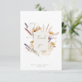 Son Amour Envie Pour Un Merci Floral Personnalisé (Debout devant)