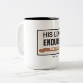 Son amour supporte pour toujours la tasse de 15 (Devant gauche)