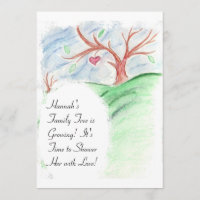 Son arbre généalogique se développe - invitation