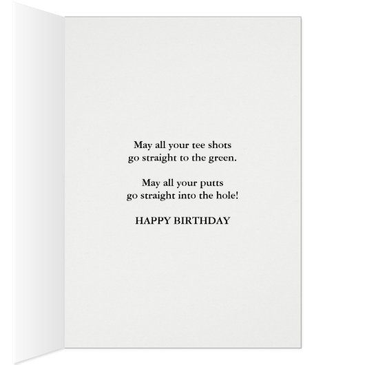 Son Birday Golf (Intérieur (Droit))