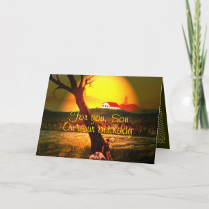 Son Birthday Card Kaart
