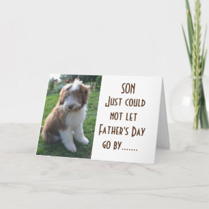 **SON** BONNE CARTE DE FÊTE DES PÈRES