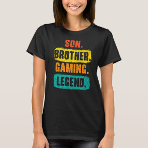 Son Brother Gaming Legend Best Bro Ever Brotherhoo T-shirt