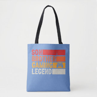 Son Brother Gaming Legend Gamer T-shirt Gift for B Draagtas