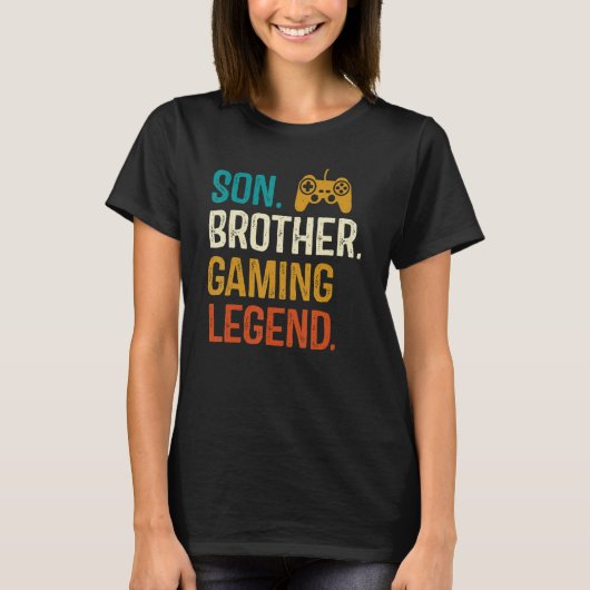 Son Brother Gaming Legend  T-shirt (Voorkant)