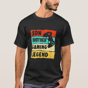 Son Brother Gaming Legend Teenage Boys 8 1 T-shirt