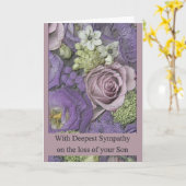 son Carte Sympathy avec Roses (Fleur jaune)