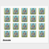 SON CHAT N'FITZ SUR THANKSGIVING TURKEY STICKERS (Feuille)