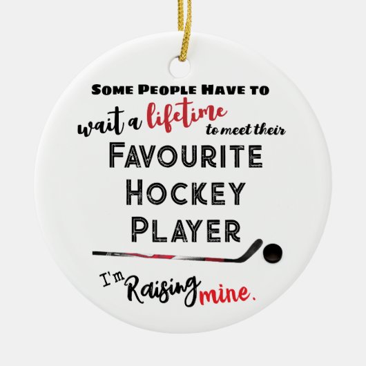 Son/Daughter Hockey ornament (Voorkant)