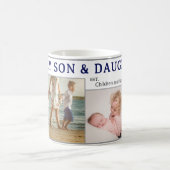 Son & Daughter Personalized Coffee Mug Gift (Centre)
