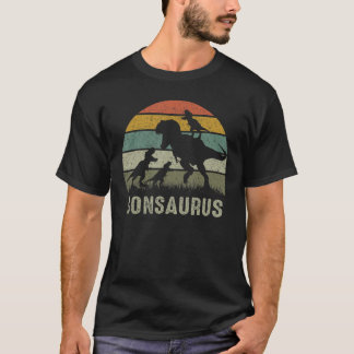 Son Dinosaur T Rex Sonsaurus 3 Kids Family Matchin T-shirt