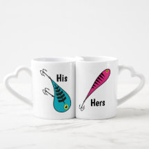 Son ensemble de mugs pour amateurs de leurres de p