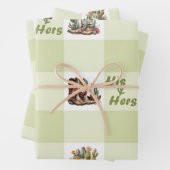 Son et ses Cowboy Boots Wrapper Papier (En situation)