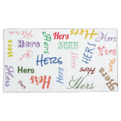 Son et sien taie d'oreiller (devant-Droit)