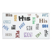 Son et sien taie d'oreiller (Dos-gauche)