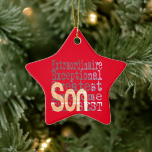 Son Extraordinaire Keramisch Ornament