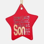 Son Extraordinaire Keramisch Ornament (Links)