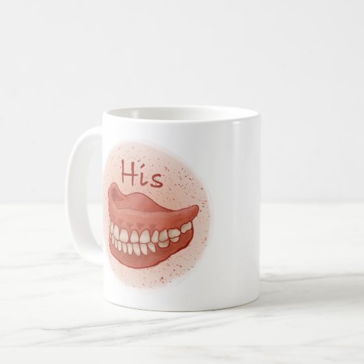 Son Faux Dents Mug (Devant gauche)
