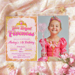 Son fief royal - Girl 5th Birthday Invitation<br><div class="desc">Célébrez l'anniversaire comme une jeune princesse,  cette invitation charmante et fantaisiste pour une fête de 5ème anniversaire,  conçue pour faire de la fille d'anniversaire un sentiment de pourcentage.</div>