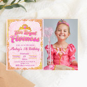 Son fief royal - Girl 5th Birthday Invitation