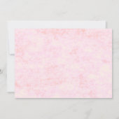 Son fief royal - Girl 5th Birthday Invitation (Dos)