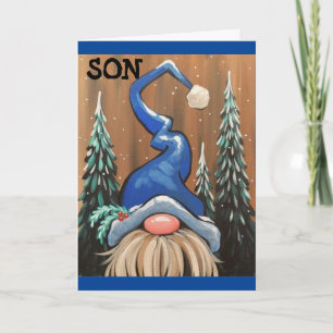 *SON* GNOME SPREEKT "CHRISTMAS CHEER"  FEESTDAGEN KAART