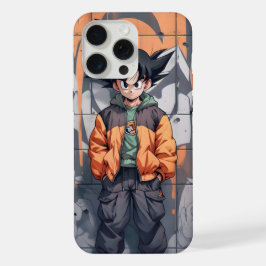 Son Goku Streetwear Editie iPhone 15 Pro Max Hoesje