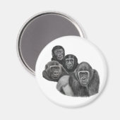 Son Gorilla Magnet By AGE. Gorilla Life (Recto/Verso)