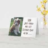 **SON** HAPPY VADERDAG KAART (Gele Bloem)