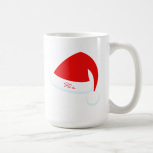 Son & Hers Santa Hat Holiday Mug