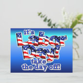 Son invitation à la fête du travail (Debout devant)