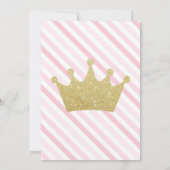 Son Invitation Royale de la Mention | Princesse In (Dos)