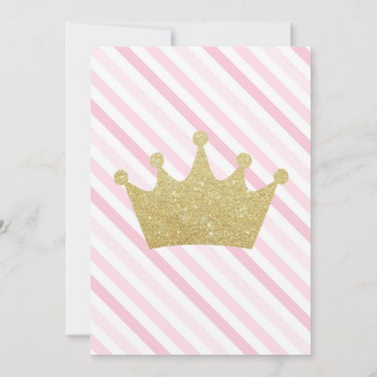 Son Invitation Royale de la Mention | Princesse In (Dos)