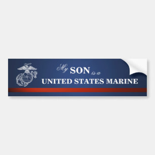 Son is a Marine Bumpersticker