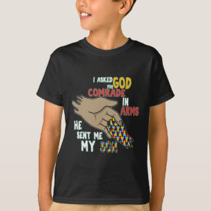 Son Kind Autistic Puzzle Piece Cool Autism Awarene T-shirt
