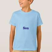 Son Lichtblauw T-shirt (Voorkant)