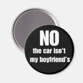 Son Magnet de voiture de ma voiture (Recto/Verso)